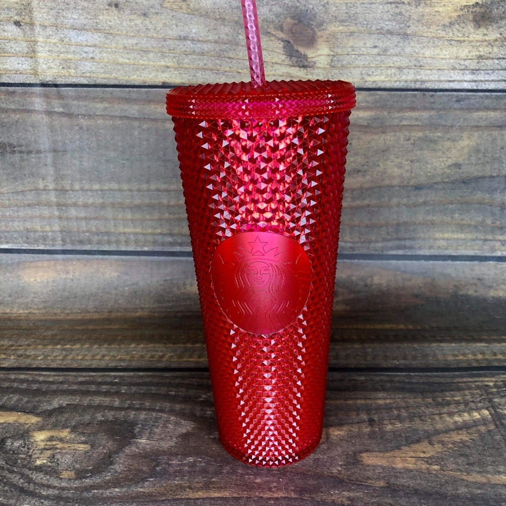 2019 Starbucks Neon Pink Studded Tumbler 24oz